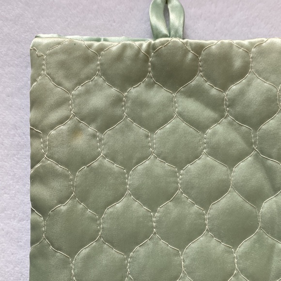 💐Rare💐Vintage 1950’s Quilted Silk Lingerie Bag’s Set of 2 - Picture 6 of 15